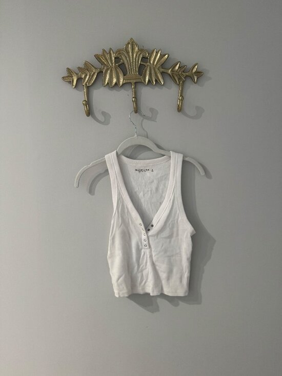 Abercrombie & Fitch Tops - Abercrombie & Fitch Lounge Rib Henley Tank